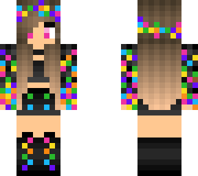 candy pop flower crown girl
