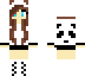 chica de ropa de panda