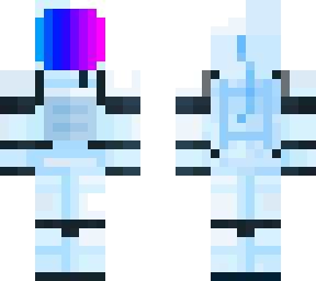 colours in a astronaut suit!