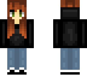 cute girl with hoodie