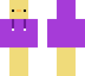 duck purple hoodie