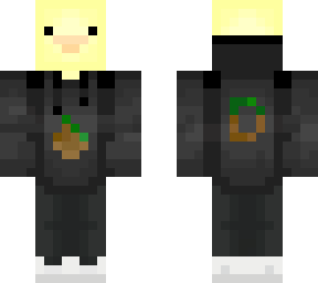 duckie with earth hoodie (black)