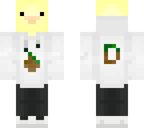 duckie with earth hoodie (white)