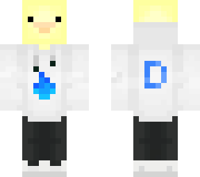 duckie with water hoodie (white)