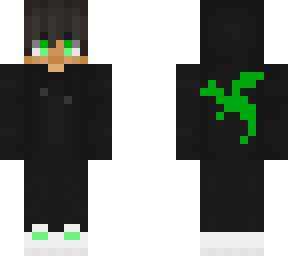 emerald black hoodie boy.