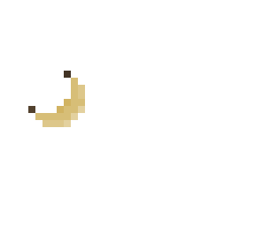 floating banana