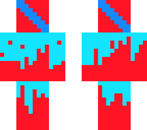 fuego azul y rojo