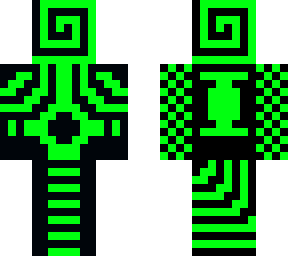 green and black pattern