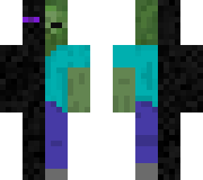 half zombie half enderman