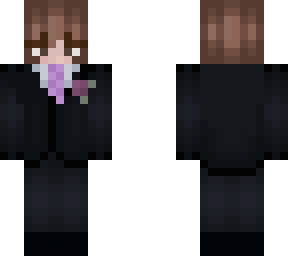 hazel in a suit