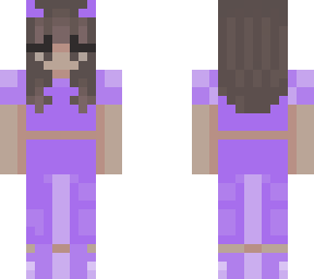 little purple flower demon