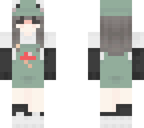 matching frog girl