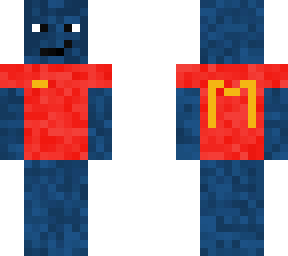 mcdonalds blue man