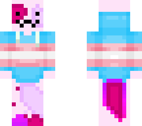 me in trans pride sweater :>