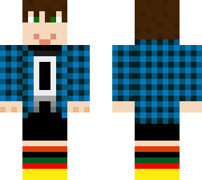 me with flannel and tshirt