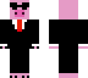 pig with outer layer suit