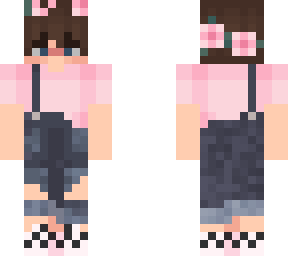 pink dungarees