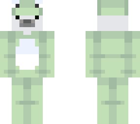polar bear w/ frog onesie