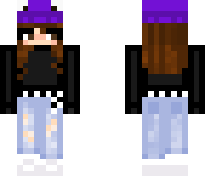purple beanie fit