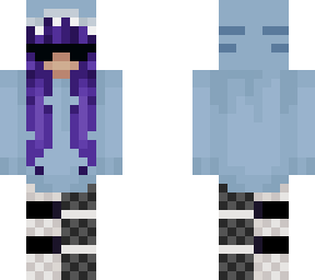 purple shark hair