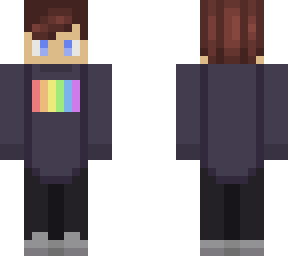 rainbow shirt person!
