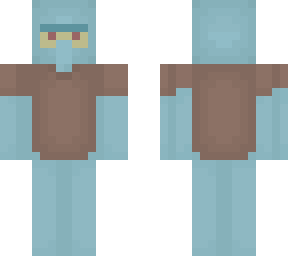 Squidward Minecraft Skins