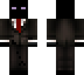 simple enderman in a suit