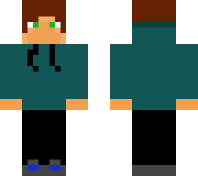 the guy in cyan hoodie
