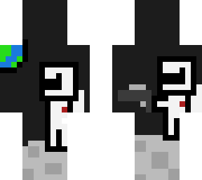 wait, we're a minecraft skin?
