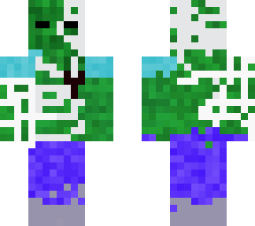 zombie and skeloton