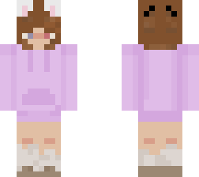 (original from slimfrog) recolored purple cat girl