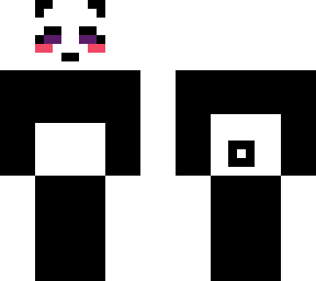 a person with a panda costume
