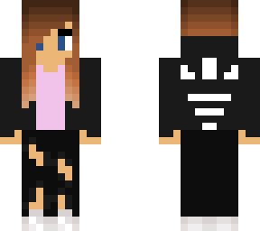 adidas minecraft girl (brownette