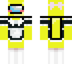 among us yellow maid