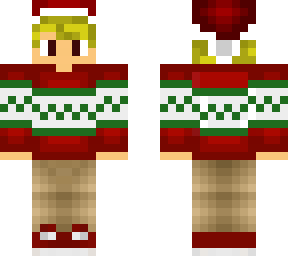 blond christmis boy