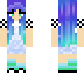 blue girl