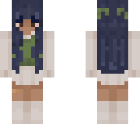 blue hair elf