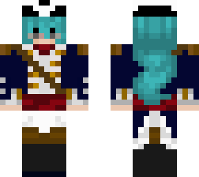 blue haired lmanberg soldier