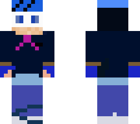 blue school kid