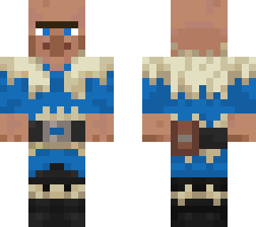 blue taiga villager