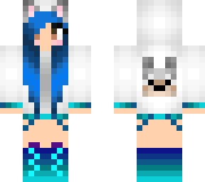blue wolf girl
