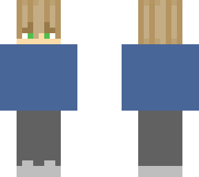boy in blue shirt
