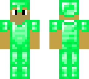 boy in emrald armor