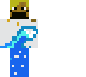 calming ocean guy with black mask as seen from back