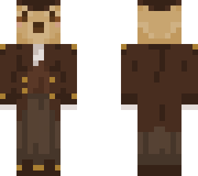 classy bear with old suit