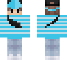 cool blue skin