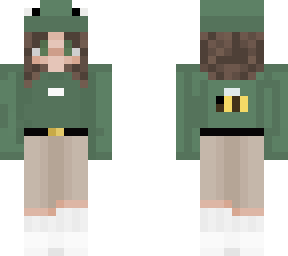 cottagecore girl with frog hat