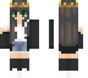 crown jacket girl