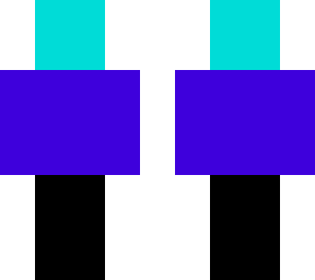 cyan purple black
