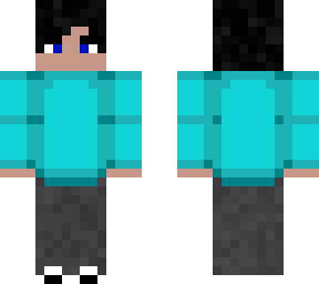 cyan sweater